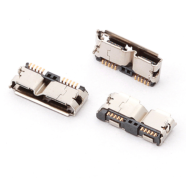 MICRO USB 3 0 B TYPE Female DIP+SMT_EC-U13